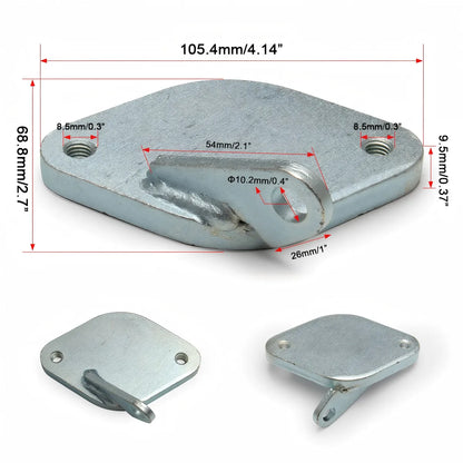 Chevy GMC 6.6L LBZ EGR Delete Kit Components