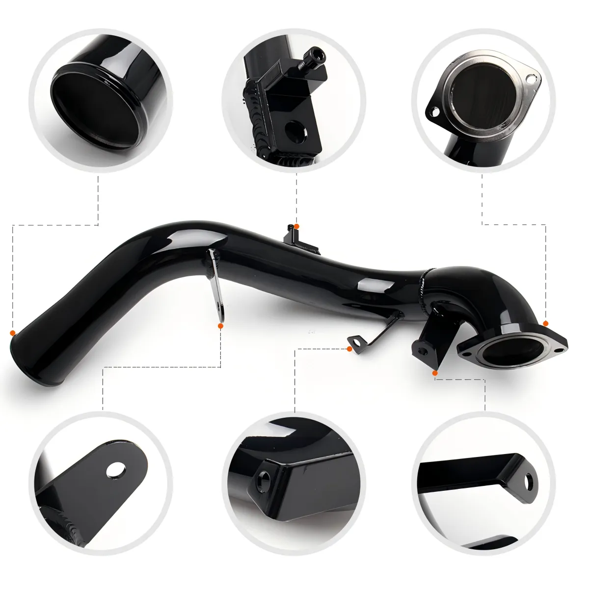 Duramax LBZ High Flow Intake Tube and EGR Block-Off Plate