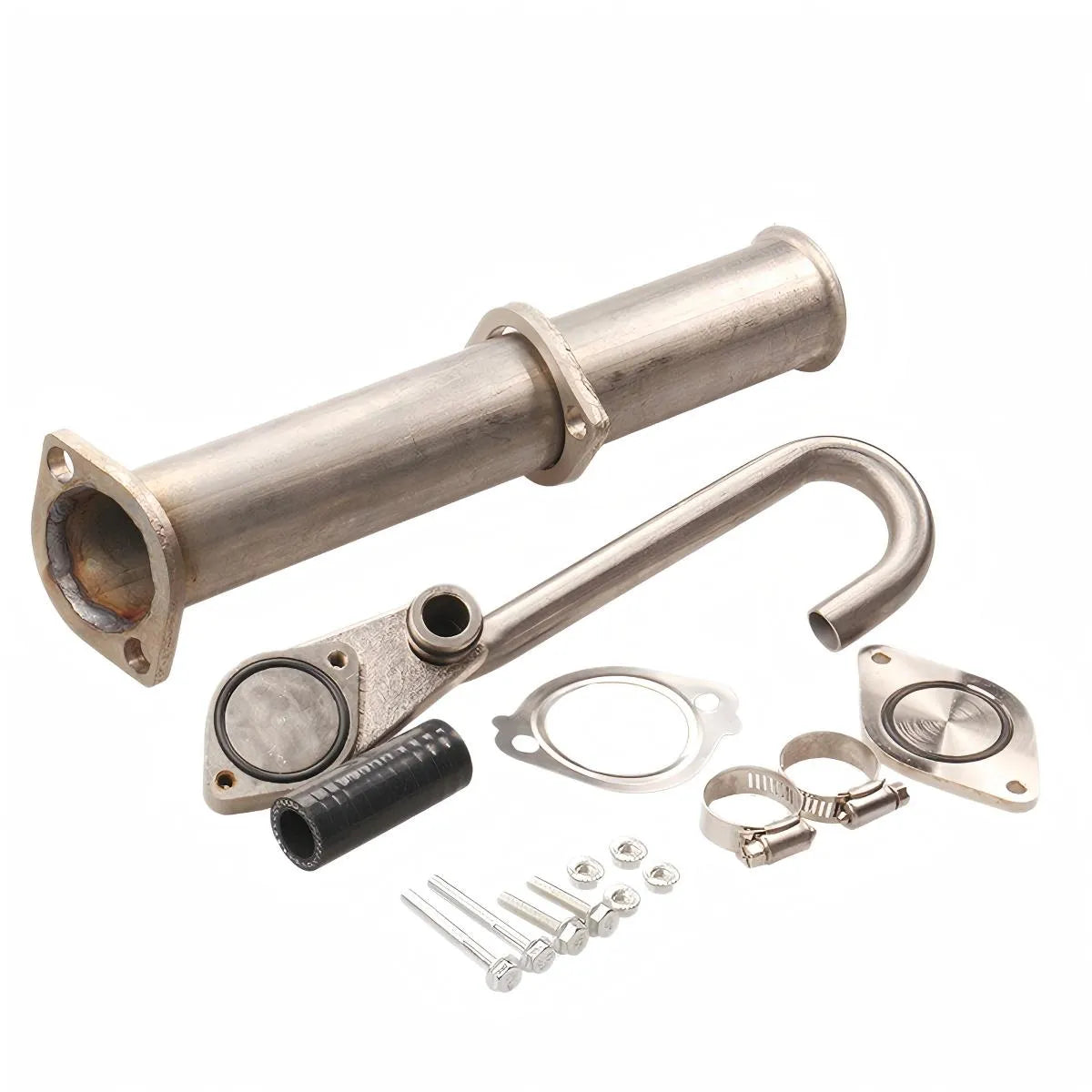 Ford Super Duty 6.0L EGR Cooler Delete Pipe and Isolation Plate Kit