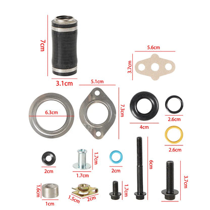 EGR Cooler Gasket Kit for 2003-2010 Ford F-250 F-350 F-450 F-550 6.0L Powerstroke